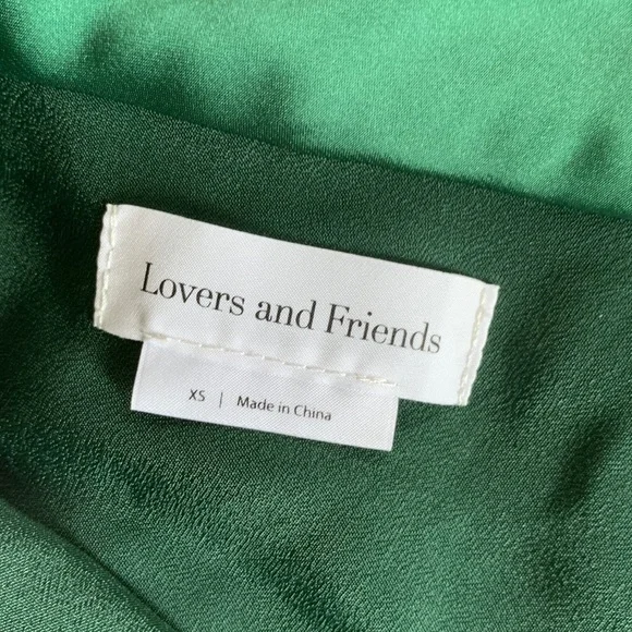 REVOLVE Lovers and Friends Boa Mini Dress in Green Size XS